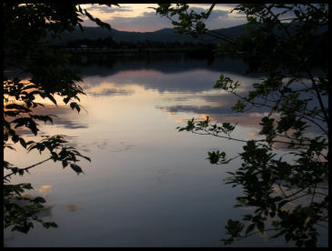 Sunset at Watson Lake
