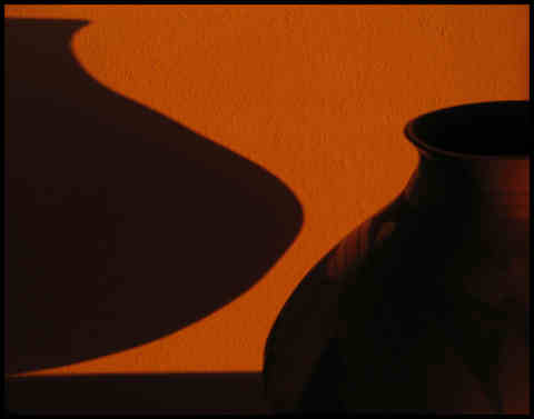 Pot and Morning Shadow