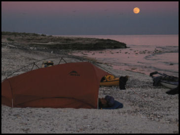 Moon Rise on a Baja Evening